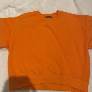 ZARA HOT ORANGE SWEATER